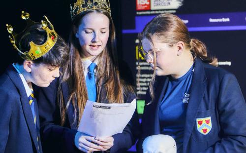 Pupils exploring the RSC Shakespeare Curriculum