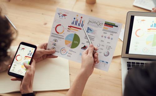 Graphs and bar charts