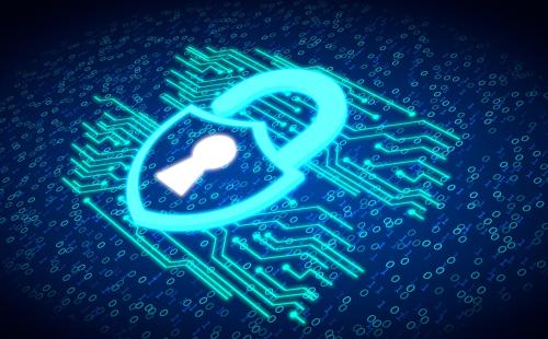 Digital padlock with zeros and ones