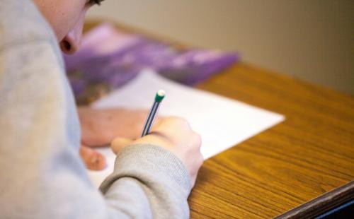 Pupil taking exam - Photo: Ben Mullins / Unsplash