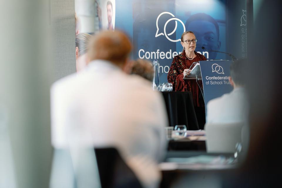 Leora Cruddas CBE at the CST CEO Leadership Summit 2025